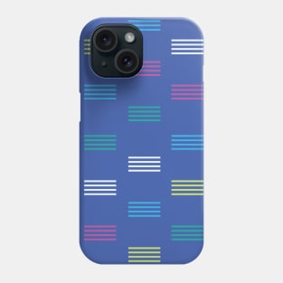 Hash Mark Pattern Phone Case