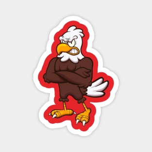 Angry Eagle Character Magnet