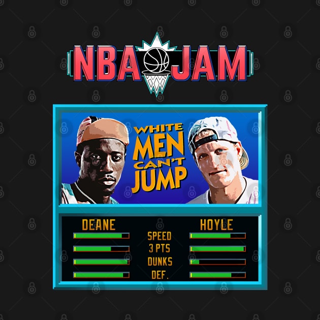 NBA JAM - White men can't jump by Buff Geeks Art