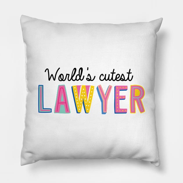 Lawyer Gifts | World's cutest Lawyer Pillow by BetterManufaktur