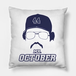 Reggie Jackson New York Y Silhouette Pillow