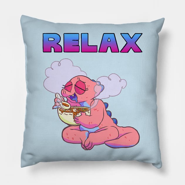 RELAX 05 Pillow by bigfatbugbites