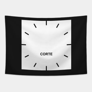 CORTE Time Zone Wall Clock Tapestry