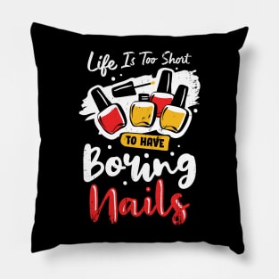 Manicure Nail Technician Manicurist Gift Pillow