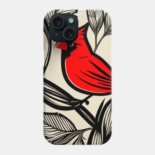 Cardinal Tattoo Phone Case