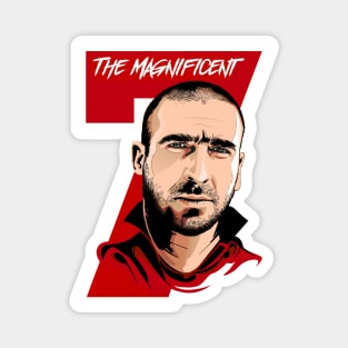 Mancs Gone Mad - Eric Cantona - THE MAGNIFICENT 7 Magnet