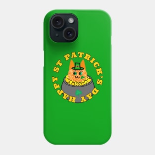 St Patrick’s Lucky Leprechaun Cat Phone Case