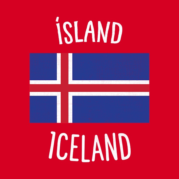 Iceland Flag by phenomad