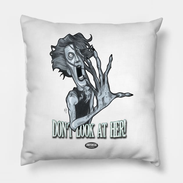 Edith Brennan Pillow by AndysocialIndustries