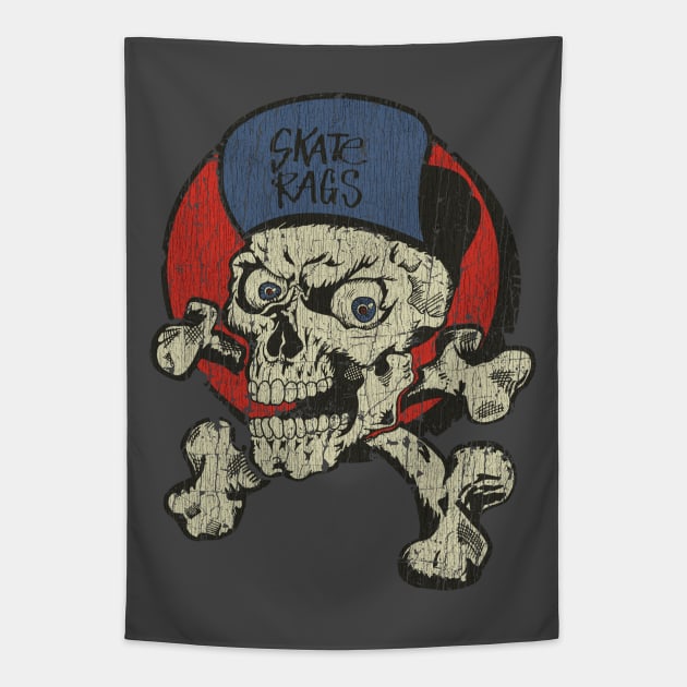 Skate Rags Skull & Crossbones Tapestry by JCD666