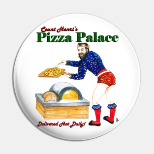 Count Henri's Pizza Palace Pin