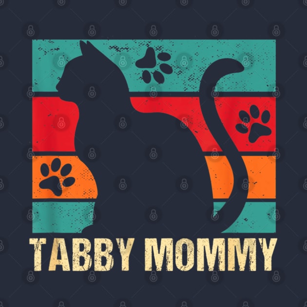 Tabby cat mom retro vintaged by Dreamsbabe