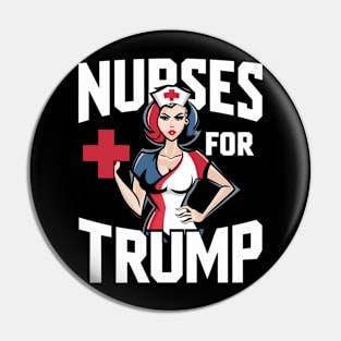 Nurses For Trump Election Usa America Nurse Pin