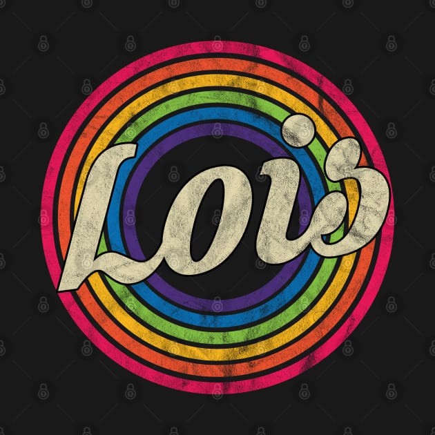 Lois - Retro Rainbow Faded-Style by MaydenArt