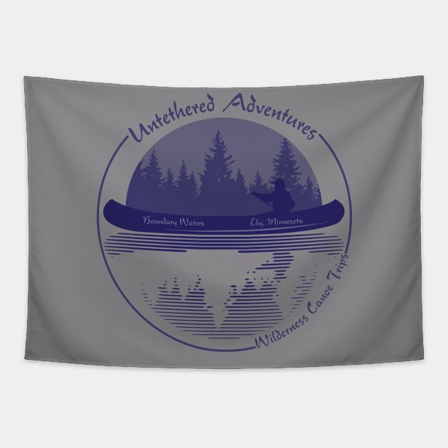 Solo Paddler Tapestry by Untethered Adventures 