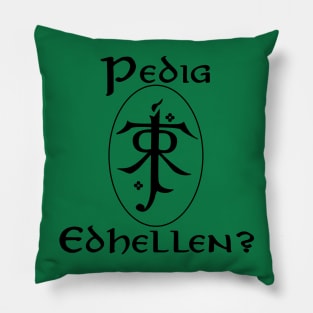 Do you speak Elvish? Pillow