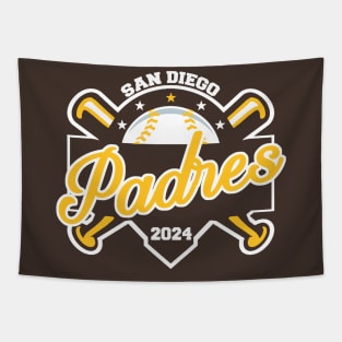 Padres Baseball Tapestry