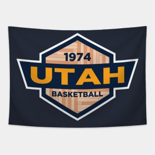 Utah Jazz Basketball Tapestry