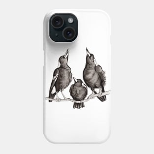 Magpie Family Phone Case