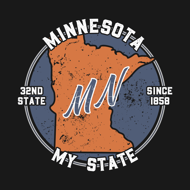 Minnesota My State Patriot State Tourist Gift by atomguy