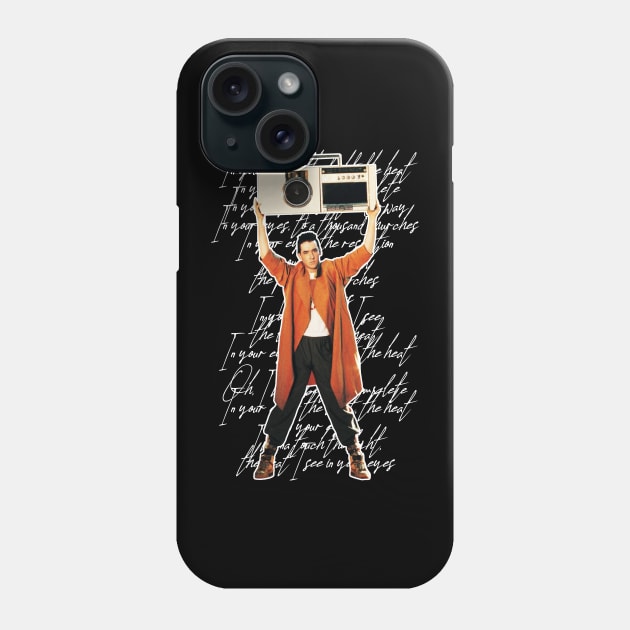 Say Anything... Retro 80s John Cusack Tribute Phone Case by darklordpug