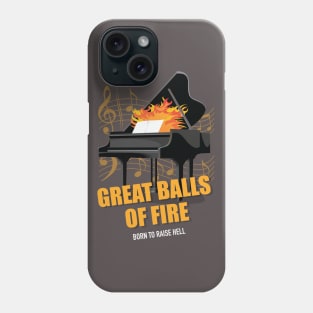 Great Balls of Fire - Alternative Movie Poster Phone Case