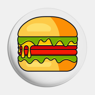 Cheese Burger Pin