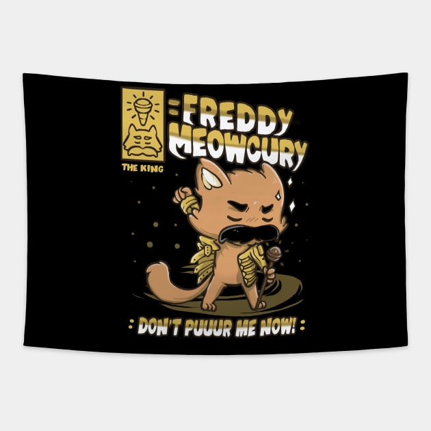 Freddy Meowcury Tapestry by xMorfina