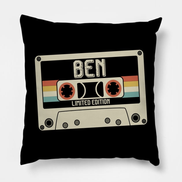 Ben - Limited Edition - Vintage Style Pillow by Debbie Art