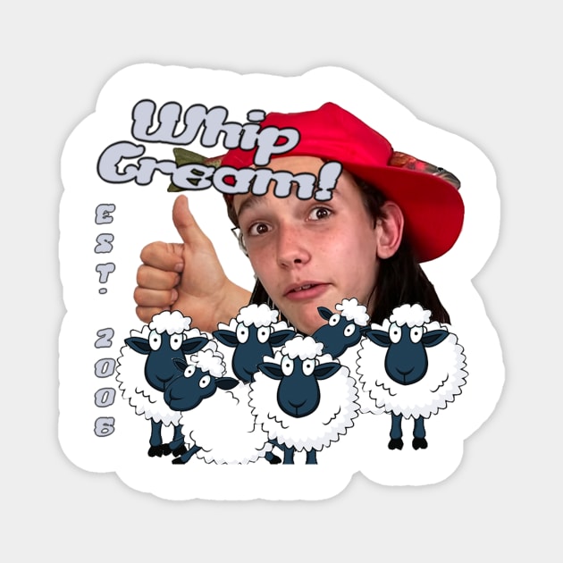 Buggy Whip "WHIP CREAM" Magnet by MSW_Wrestling