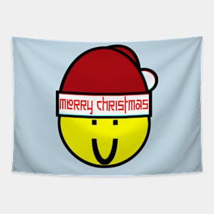 merry Christmas face Tapestry