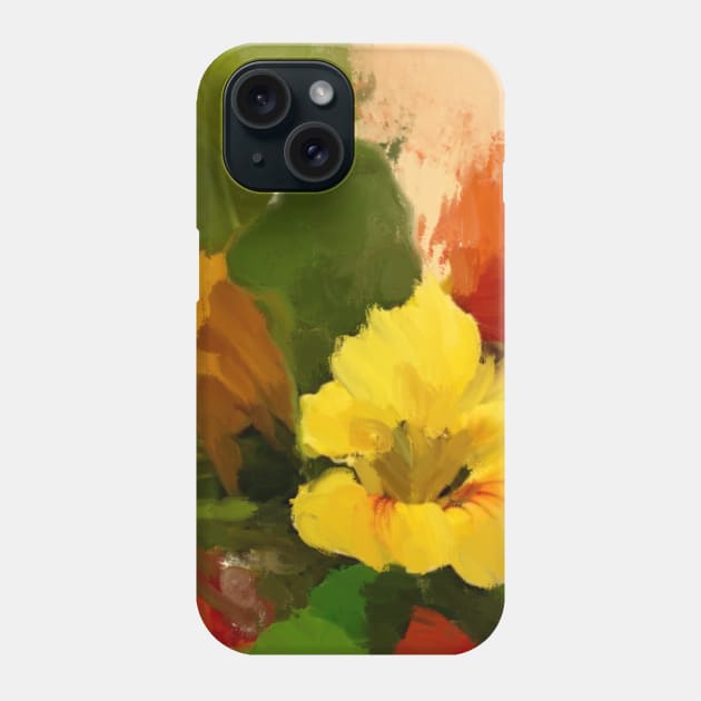 Nasturtium Phone Case by Flowers and Stuff