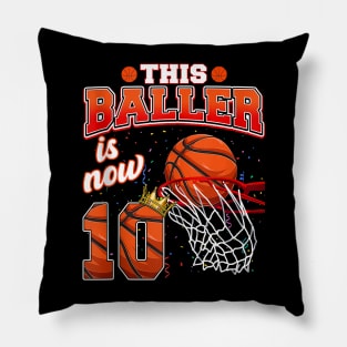 This Basketball Baller Is Now 10 Years Old Pillow