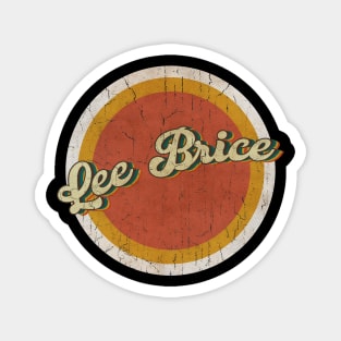 circle vintage Lee Brice Magnet