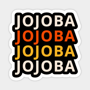 Jojoba Wortkunst Retro Magnet