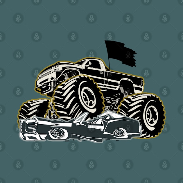 Cartoon Monster Truck by Mechanik