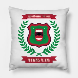 Ad Hominem Academy Pillow