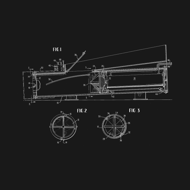 Trash Compacting Apparatus Vintage Patent Hand Drawing by TheYoungDesigns