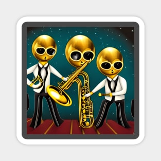 An Alien Musical Group Touring The Galaxy, Next Performance Earth. Magnet