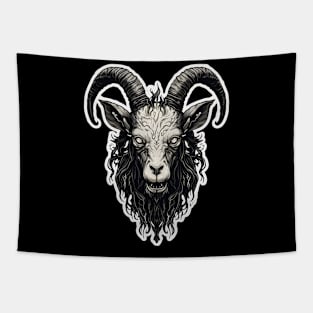 Evil goat Tapestry