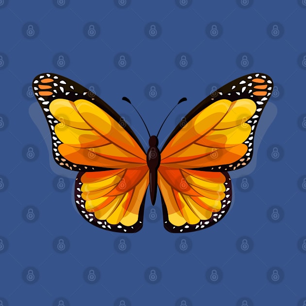 Yellow Butterfly by Mako Design 