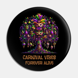 Mardi Gras Magic - Eternal Carnival Spirit Tree Pin