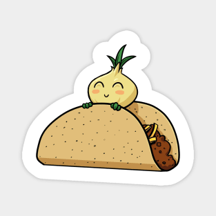 Onion Taco Magnet