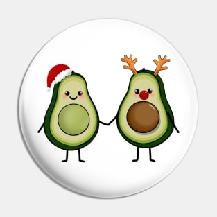 Christamas Avocados Cute avocado couple Pin