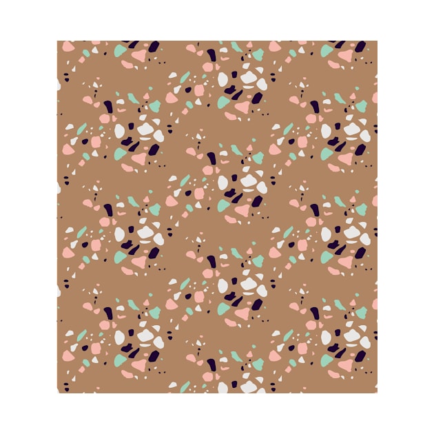 Boho Terrazzo Pattern by Pulpixel