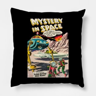 Retro Comics - Mystery in space Pillow