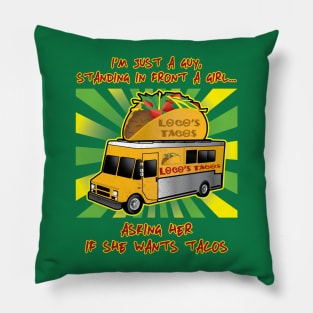 Taco Tuesday (For Him) Pillow