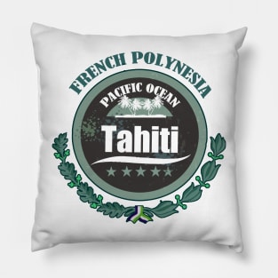 TAHITI Round Emblem Pillow