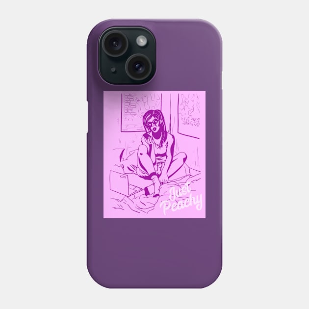 Just Peachy Phone Case by RAWRstad