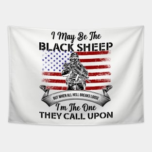 I May Be The Black Sheep- Patriotic- USA Tapestry